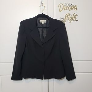 Black Button Suit Jacket